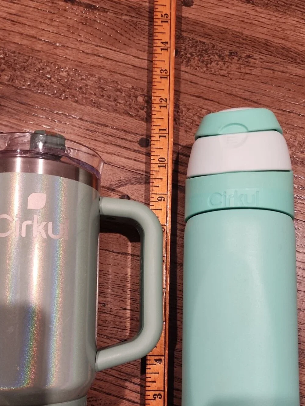 Cirkul Mint Green Insulated Bottle & Travel Mug